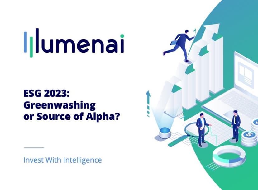 ESG 2023 Greenwashing r source of alpha